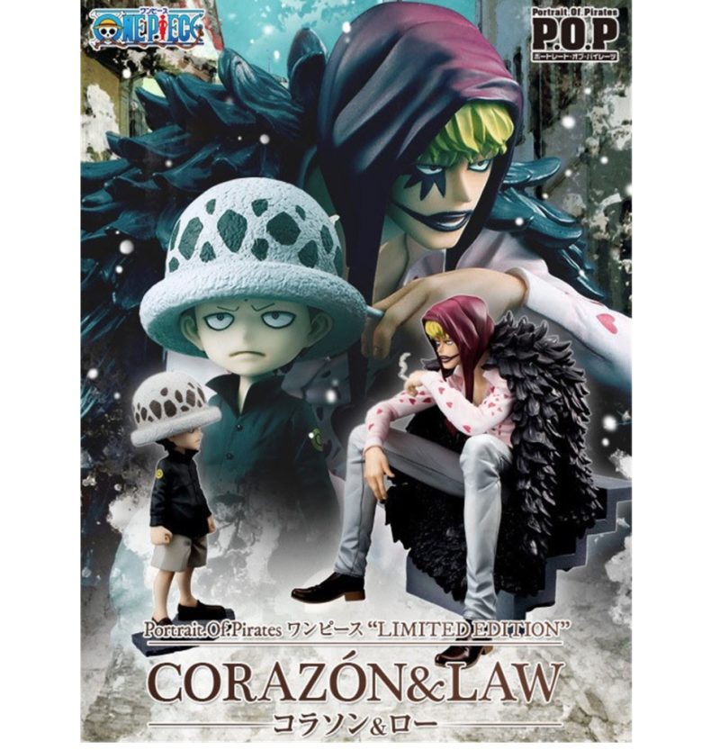 2 figurines – Corazon et Law – POP Edition Limitée