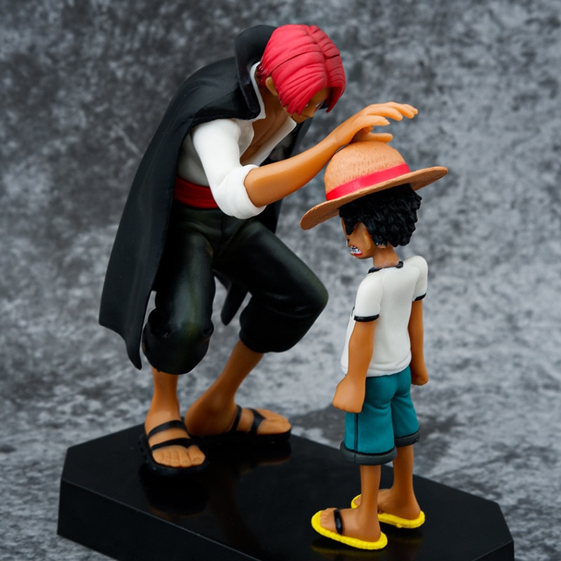 Figurine One Piece Luffy & Shanks Commencement