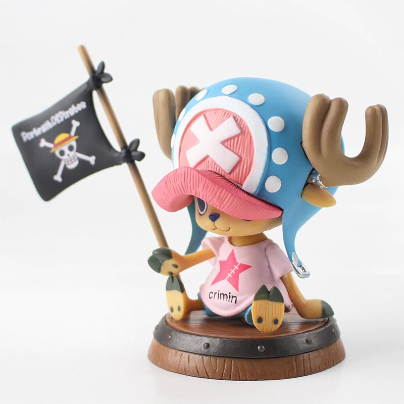 Chopper et drapeau Figurine One Piece