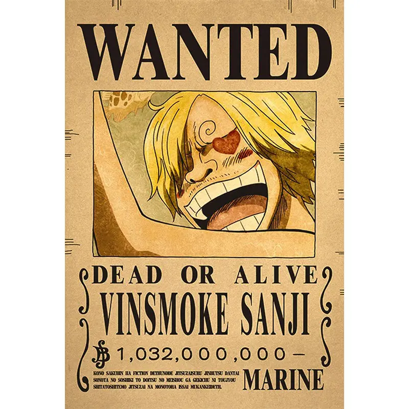 Avis de Recherche One Piece
