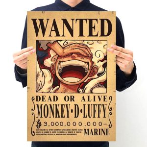 Poster Luffy Nika Wanted – One Piece