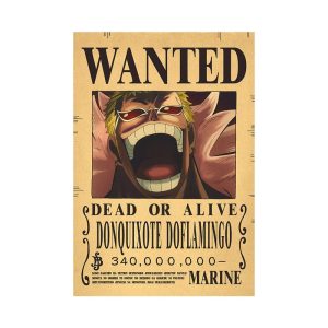Poster Doflamingo Wanted – One Piece
