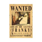 Poster Franky Wanted – One Piece