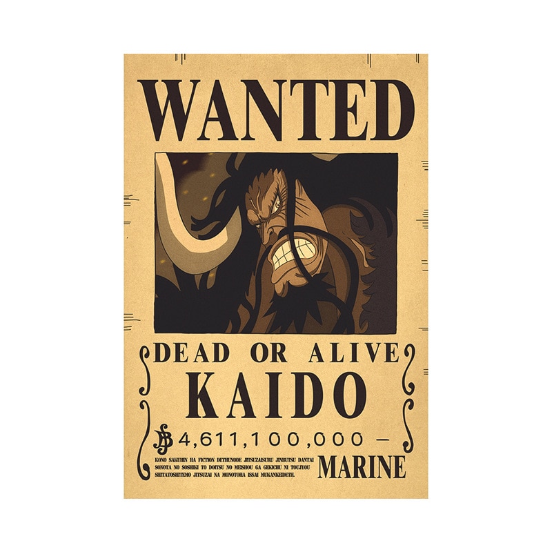 Poster Kaido Wanted – One Piece