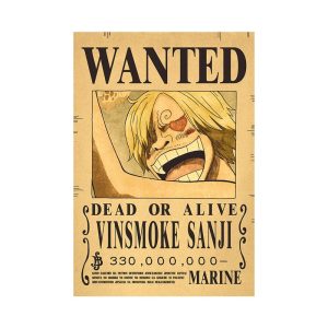 Sanji avis de recherche Wanted One Piece