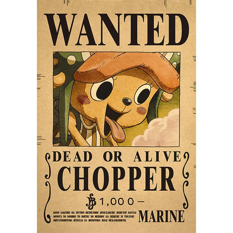 Prime Chopper 1000 Berries - Poster One Piece