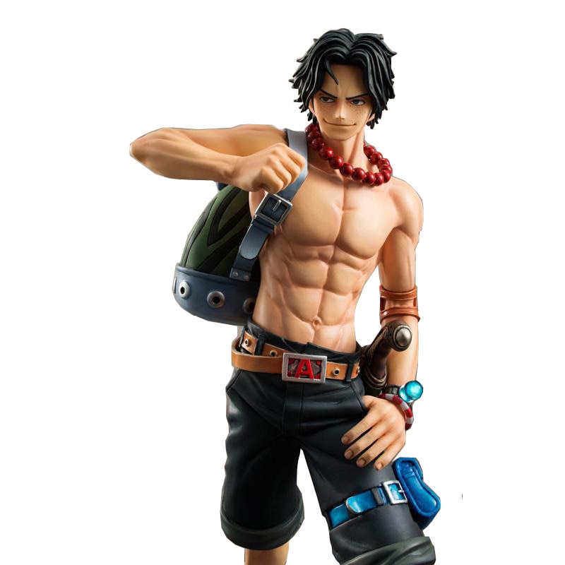Figurine Ace One Piece avec sac à dos