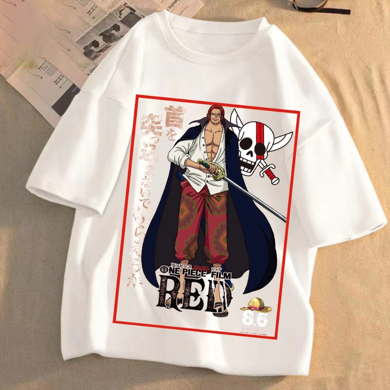 T Shirt One Piece Blanc – Shanks RED