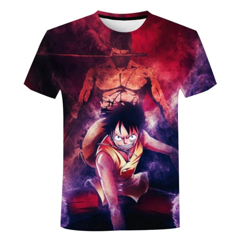 T Shirt One Piece – Luffy Gear 2 x Zoro