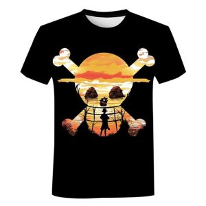 T Shirt One Piece – Crâne de Mort Luffy