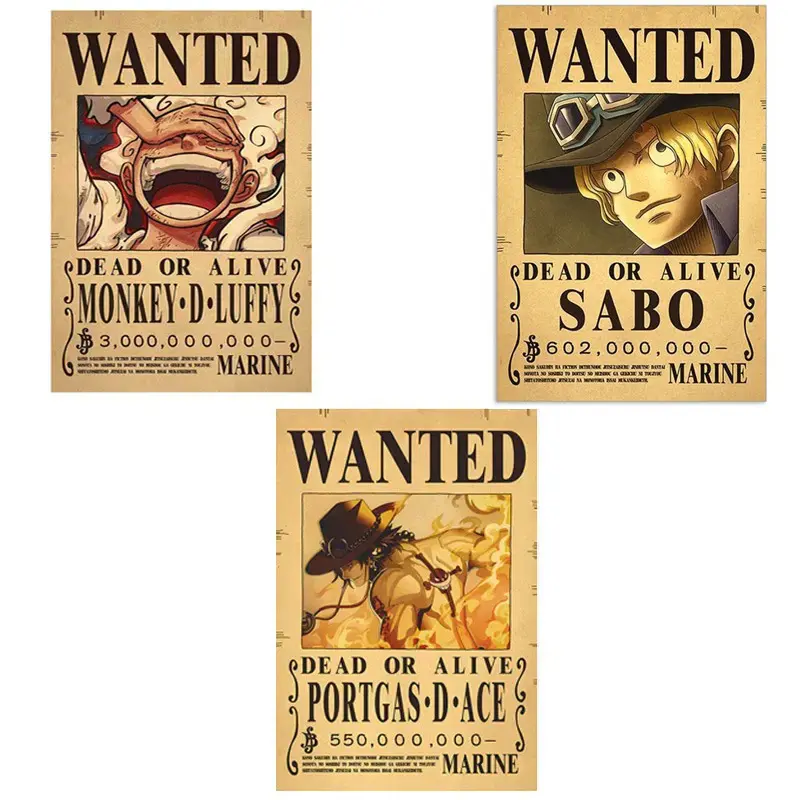 Prime des 3 frères de cœur Monkey D. Luffy, Portgas D. Ace et Sabo