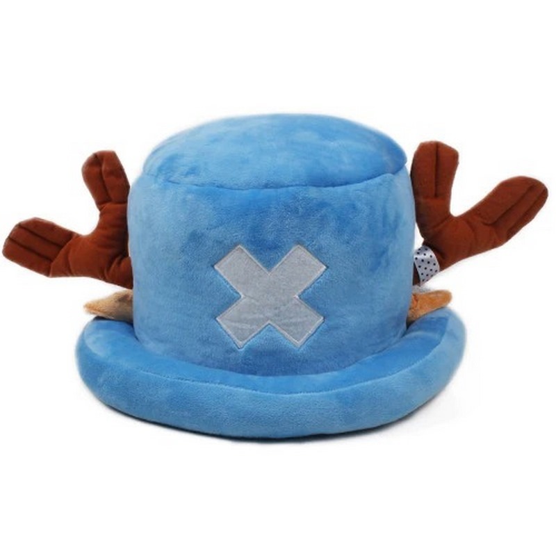 Peluche One Piece - Chapeau Chopper Bleu