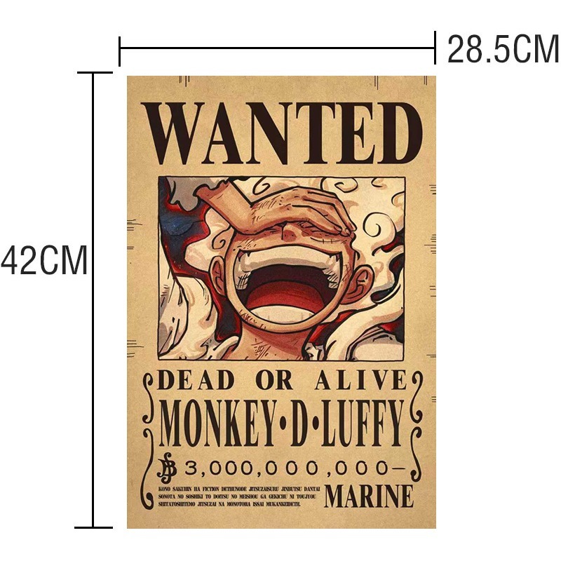 Poster Lot Empereur – Wanted One Piece