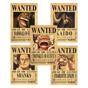 Prime Mugiwara Lot 10 posters Wanted One Piece