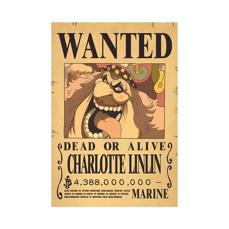 Poster Lot Empereur – Wanted One Piece