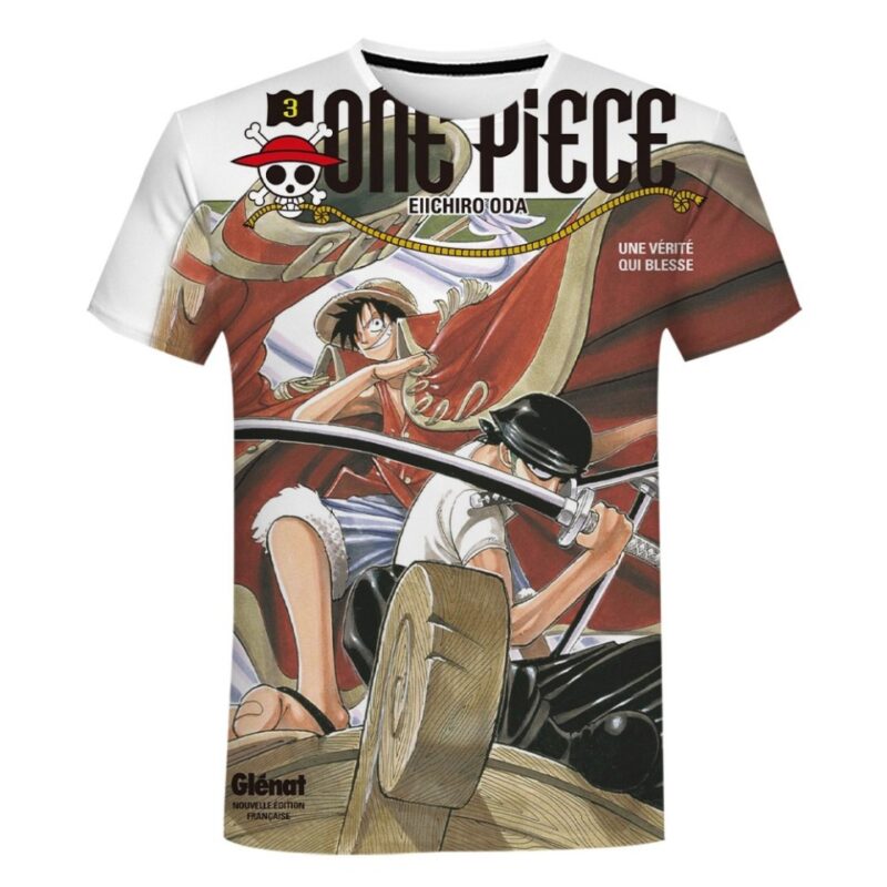 T Shirt One Piece Luffy x Zoro Eiichirō Oda