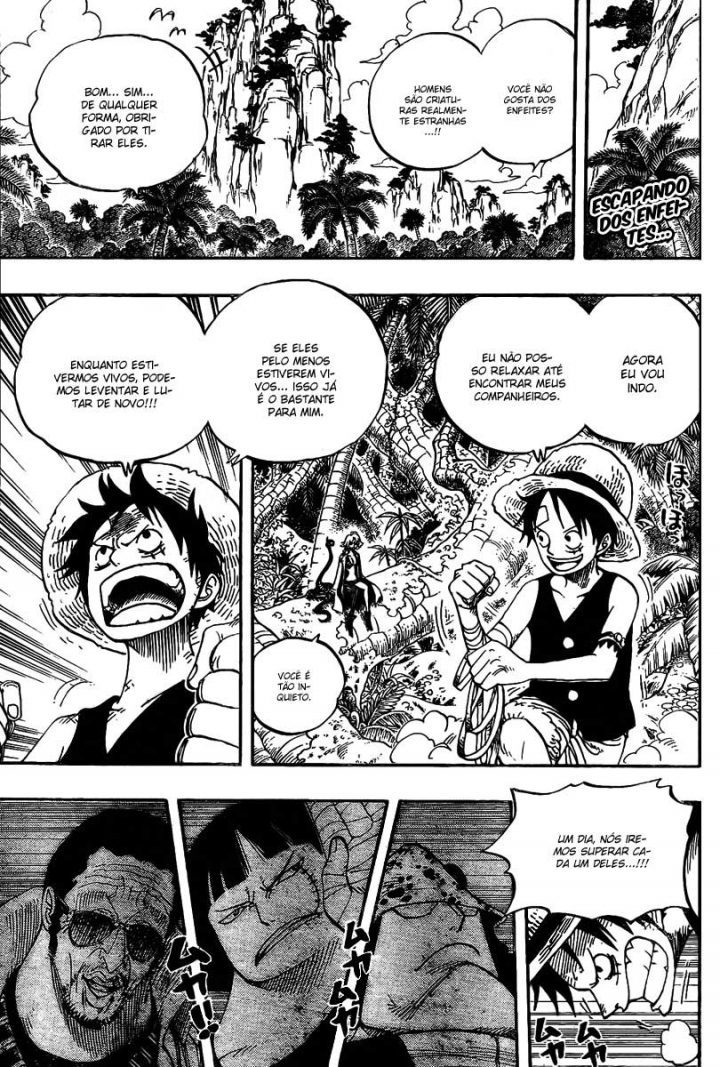 Manga une pièce 516 Luffy Margareth