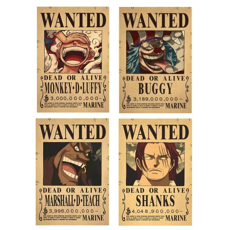 ONE PIECE - Poster - Wanted Barbe Noire